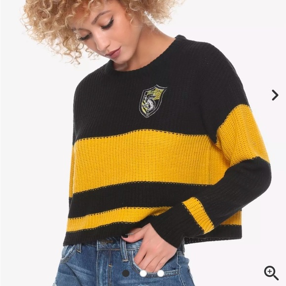 Harry Potter Hufflepuff Quidditch Sweater - Picture 1 of 11
